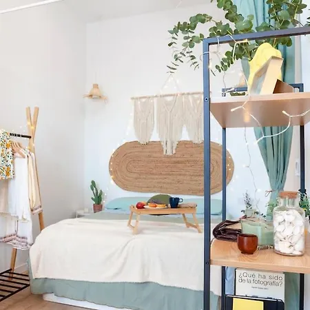 شقة Al5 Seaside Bliss-stylish Loft Steps From Malvarrosa