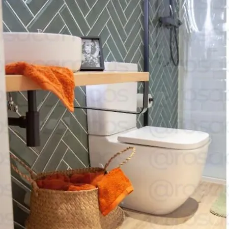 아파트 Al5 Seaside Bliss-stylish Loft Steps From Malvarrosa