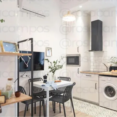 Al5 Seaside Bliss-stylish Loft Steps From Malvarrosa 발렌시아